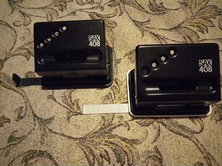 Дырокол sax 406, 306 с линейкой