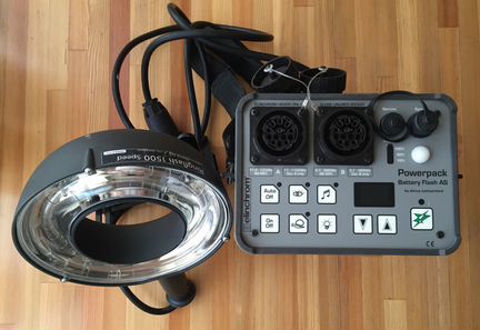 Кольцевая вспышка и генератор Elinchrom