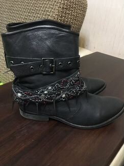 Ботинки кожа Zara 38/39 р